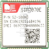 Verificação do IMEI SIMCOM SIM7070E em imei.info