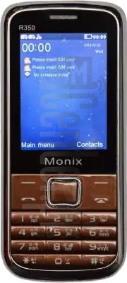 Skontrolujte IMEI MONIX R350 na imei.info