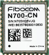Verificación del IMEI  FIBOCOM N700-CN en imei.info