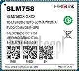 Verificación del IMEI  MEIGLINK SLM758NA en imei.info