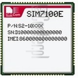 Kontrola IMEI SIMCOM SIM7100E na imei.info