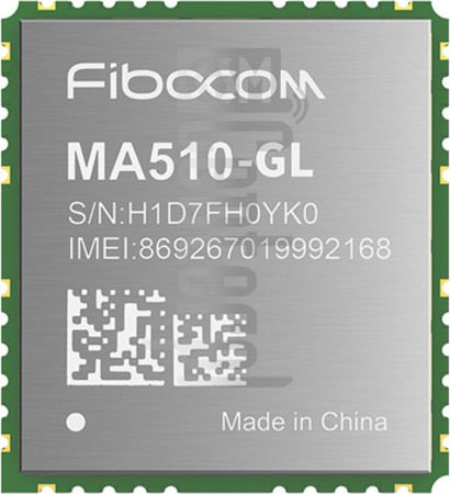 Kontrola IMEI FIBOCOM MA510-GL na imei.info