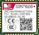在imei.info上的IMEI Check SIMCOM SIM7020C