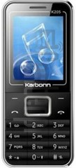 Kontrola IMEI KARBONN K205 PLUS na imei.info