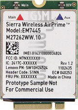 Vérification de l'IMEI SIERRA WIRELESS AirPrime EM7445 sur imei.info