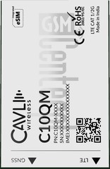 Kontrola IMEI CAVLI C10QM na imei.info