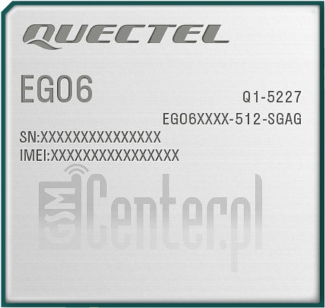 Verificación del IMEI  QUECTEL EG06-EA en imei.info