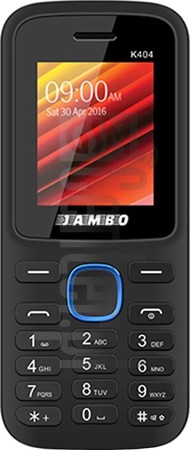 Vérification de l'IMEI JAMBO MOBILE K404 sur imei.info