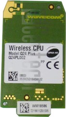 Skontrolujte IMEI WAVECOM Wirless CPU Q24CL002 na imei.info