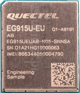 Verificación del IMEI  QUECTEL EG915U-LA en imei.info