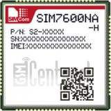 Verificação do IMEI SIMCOM SIM7600NA em imei.info