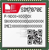 imei.info에 대한 IMEI 확인 SIMCOM SIM7070