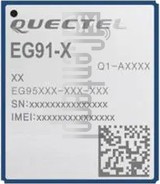 Vérification de l'IMEI QUECTEL EG91 Series sur imei.info