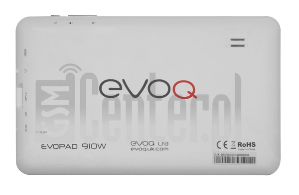 Verificação do IMEI EVOQ evoPAD 910W em imei.info