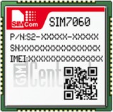 Verificação do IMEI SIMCOM SIM7060 em imei.info