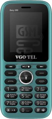 Vérification de l'IMEI VGO TEL Easy 200 sur imei.info