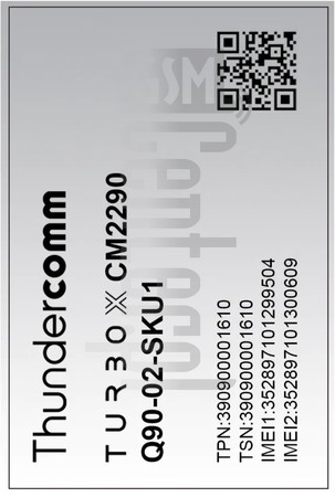 在imei.info上的IMEI Check THUNDERCOMM CM2290-EA