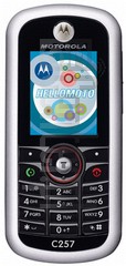 imei.info에 대한 IMEI 확인 MOTOROLA C257