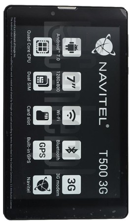 在imei.info上的IMEI Check NAVITEL T500 3G