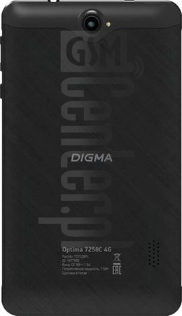imei.info에 대한 IMEI 확인 DIGMA Optima 7258C