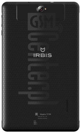 Sprawdź IMEI IRBIS TZ198 3G na imei.info