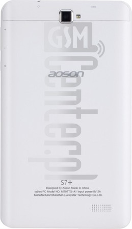 Sprawdź IMEI AOSON S7+ na imei.info