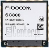 Controllo IMEI FIBOCOM SC800 su imei.info