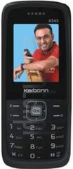 IMEI-Prüfung KARBONN K343 auf imei.info