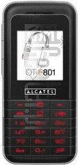 Vérification de l'IMEI ALCATEL OT-E801 sur imei.info