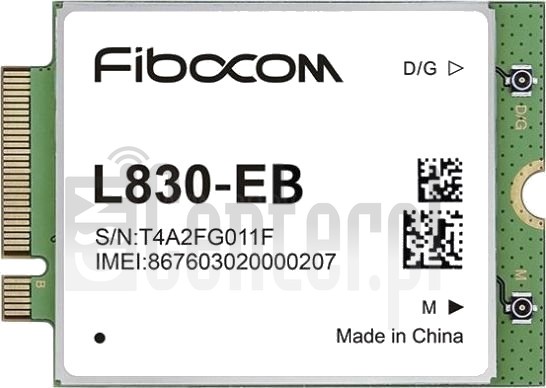 在imei.info上的IMEI Check FIBOCOM L830-EB