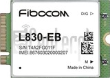 Kontrola IMEI FIBOCOM L830-EB na imei.info