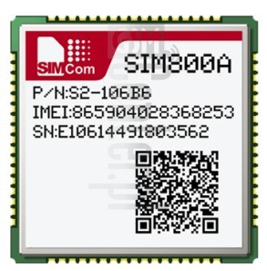 imei.infoのIMEIチェックSIMCOM SIM800A