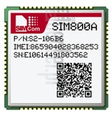 تحقق من رقم IMEI SIMCOM SIM800A على imei.info