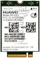 ตรวจสอบ IMEI HUAWEI ME906V บน imei.info