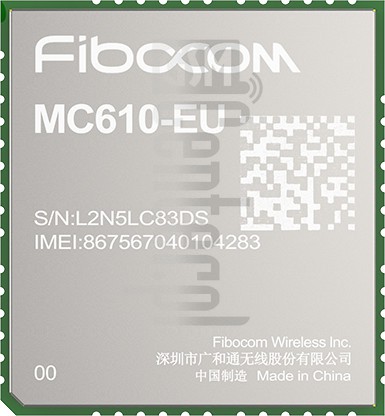 Kontrola IMEI FIBOCOM MC619-EU na imei.info