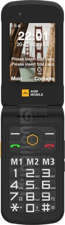 Agm M8 Flip 4G Téléphone robuste, version UE