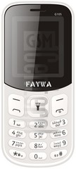 Kontrola IMEI FAYWA G105 na imei.info