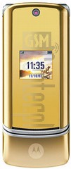 Kontrola IMEI MOTOROLA K1 KRZR Champagne Gold na imei.info