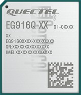 Verificación del IMEI  QUECTEL EG916Q-GL en imei.info