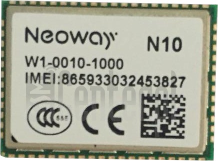 Verificação do IMEI NEOWAY N10 em imei.info