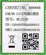 Перевірка IMEI CHEERZING ML2520 на imei.info