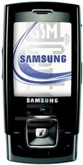 Verificación del IMEI  SAMSUNG E900 en imei.info