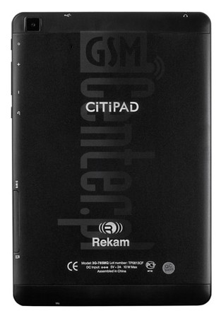 IMEI Check REKAM Citipad 3G-785MQ on imei.info