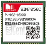Vérification de l'IMEI SIMCOM SIM7050C sur imei.info