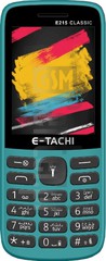 在imei.info上的IMEI Check E-TACHI E215 Classic