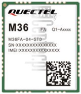 Vérification de l'IMEI QUECTEL M36 sur imei.info