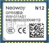 Kontrola IMEI NEOWAY N12 na imei.info