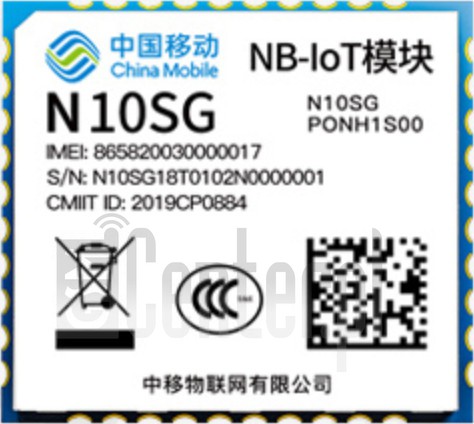 Skontrolujte IMEI CHINA MOBILE N10SG na imei.info
