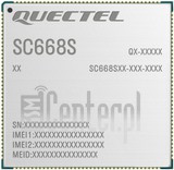 Vérification de l'IMEI QUECTEL SC668S-CN sur imei.info