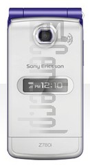 Перевірка IMEI SONY ERICSSON Z780i на imei.info